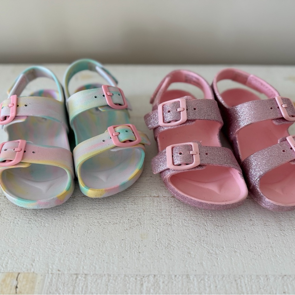 Cat and Jack Kids Colorful Sandals Set